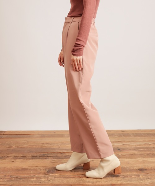 natural couture(ナチュラルクチュール)の「美シルエットスラックスパンツMサイズ(スラックス・レディース・ブラウン/ピンク/グリーン/アイボリー・MEDIUM)」の18枚目の写真