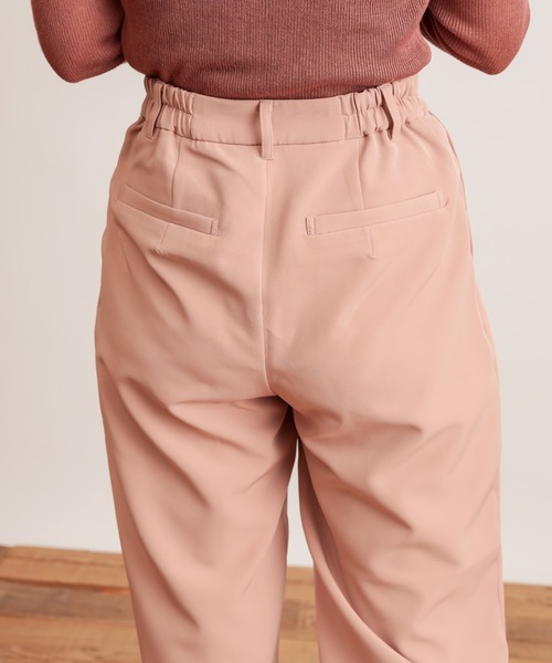 natural couture(ナチュラルクチュール)の「美シルエットスラックスパンツMサイズ(スラックス・レディース・ブラウン/ピンク/グリーン/アイボリー・MEDIUM)」の21枚目の写真