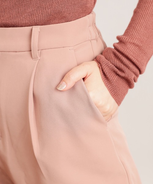 natural couture(ナチュラルクチュール)の「美シルエットスラックスパンツMサイズ(スラックス・レディース・ブラウン/ピンク/グリーン/アイボリー・MEDIUM)」の22枚目の写真