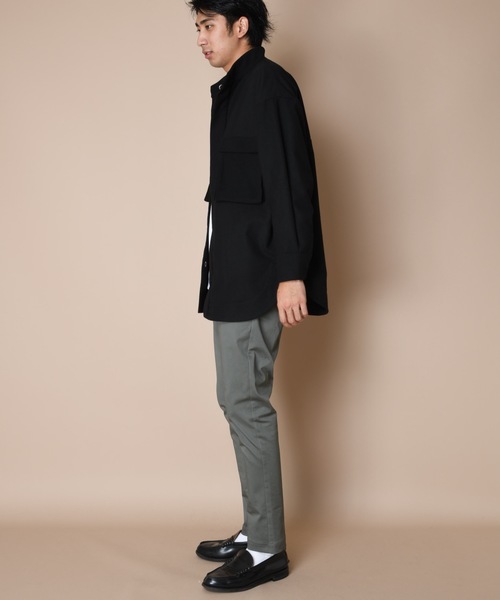 SUPERTHANKS(スーパーサンクス)の「ツイルスキニーパンツ■セットアップ対応■(ユニセックス)(その他パンツ・メンズ・ブラック/ベージュ/グレー/オリーブ・S/M/L)」の12枚目の写真