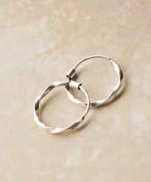 Mag.（マグ）の「SILVER925　12ｍｍツイストピアス（ピアス（両耳用））」