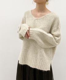 archives | Vネックニットプルオーバー(ニット/セーター)