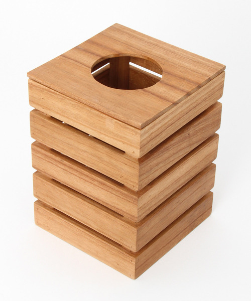 LBC（エルビーシー）の「【ZOZO限定】ＷＯＯＤ　ダストボックス（ダストボックス・レディース・ライトブラウン・FREE）」の2枚目の写真