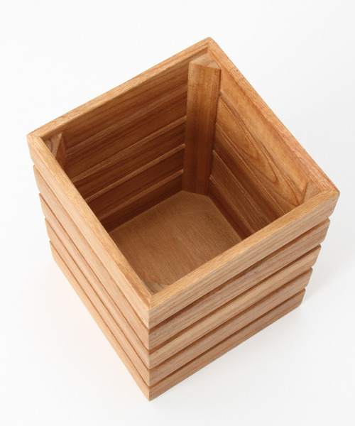 LBC（エルビーシー）の「【ZOZO限定】ＷＯＯＤ　ダストボックス（ダストボックス・レディース・ライトブラウン・FREE）」の4枚目の写真