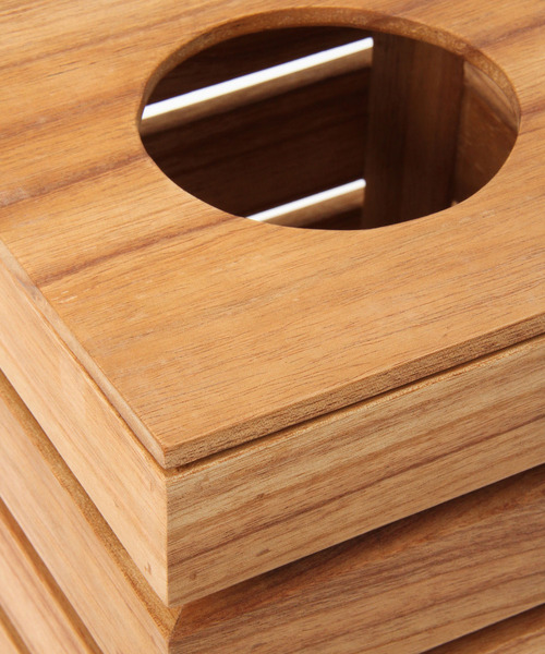 LBC（エルビーシー）の「【ZOZO限定】ＷＯＯＤ　ダストボックス（ダストボックス・レディース・ライトブラウン・FREE）」の5枚目の写真