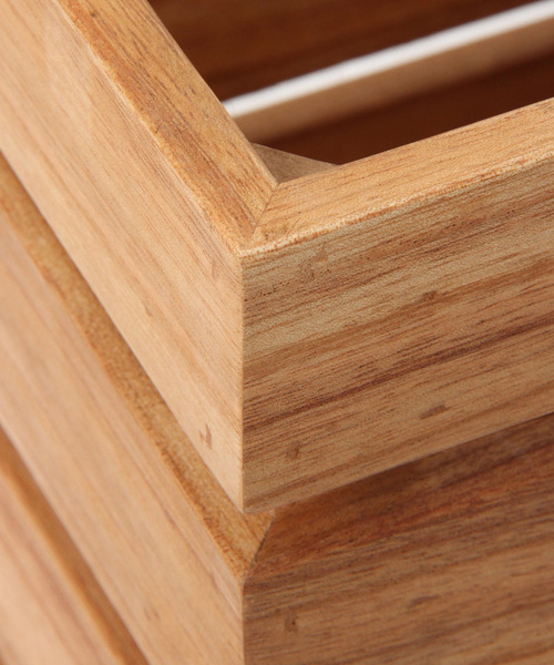 LBC（エルビーシー）の「【ZOZO限定】ＷＯＯＤ　ダストボックス（ダストボックス・レディース・ライトブラウン・FREE）」の3枚目の写真