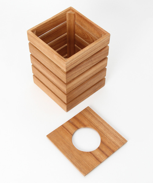 LBC（エルビーシー）の「【ZOZO限定】ＷＯＯＤ　ダストボックス（ダストボックス・レディース・ライトブラウン・FREE）」の7枚目の写真