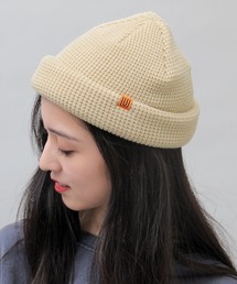 【 UNIVERSAL OVERALL / ユニバーサルオーバーオール 】 アクリル ワッフル ロールニット / ショートワッチ / ニット帽