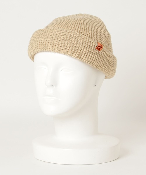 UNIVERSAL OVERALL（ユニバーサルオーバーオール）の「【 UNIVERSAL OVERALL / ユニバーサルオーバーオール 】 アクリル ワッフル ロールニット / ショートワッチ / ニット帽（ニットキャップ/ビーニー・メンズ・ブラック/ブラウン/カーキ/アイボリー・FREE）」の9枚目の写真