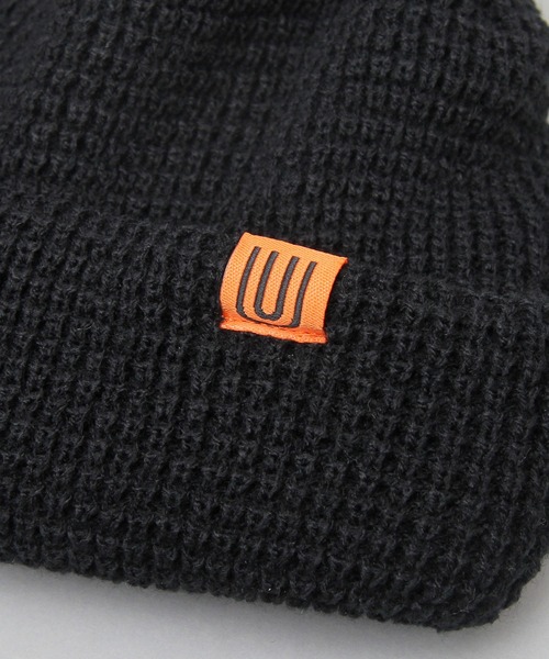 UNIVERSAL OVERALL（ユニバーサルオーバーオール）の「【 UNIVERSAL OVERALL / ユニバーサルオーバーオール 】 アクリル ワッフル ロールニット / ショートワッチ / ニット帽（ニットキャップ/ビーニー・メンズ・ブラック/ブラウン/カーキ/アイボリー・FREE）」の14枚目の写真