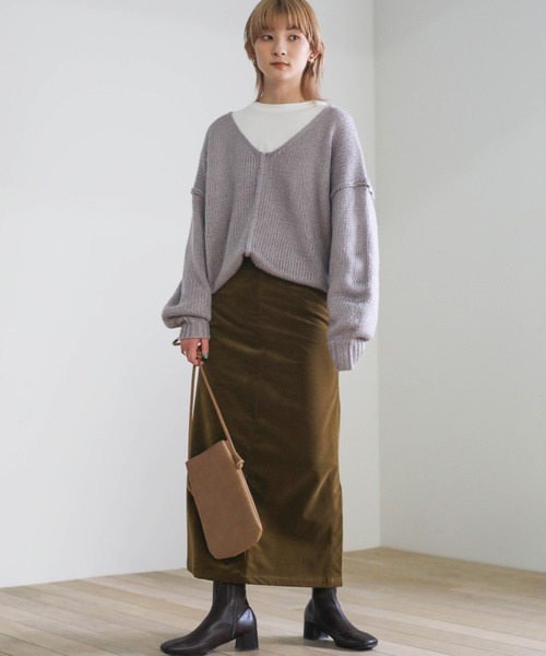 コーデュロイタイトスカート（スカート）｜select MOCA（セレクトモカ