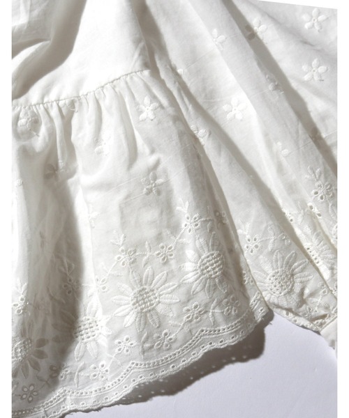 Little sunny bite（リトルサニーバイト）の「Frill short blouse（シャツ/ブラウス・レディース・ブラック/ホワイト/ピンク・FREE）」の7枚目の写真