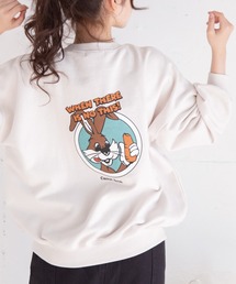 Mysa&Liina | プリント入りBIGスウェット(スウェット)