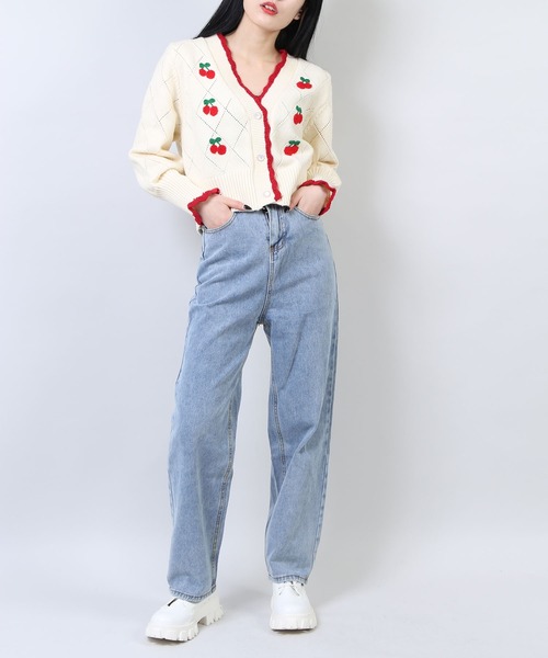 セール】WC/チェリーニットカーディガン（カーディガン/ボレロ）｜WC