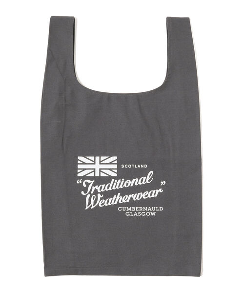 Traditional Weatherwear（トラディショナルウェザーウェア）の「Traditional Weatherwear / マルシェ バッグ ミニ パッカブル（エコバッグ/サブバッグ・メンズ・ホワイト/ネイビー/チャコールグレー・ONE SIZE）」の3枚目の写真