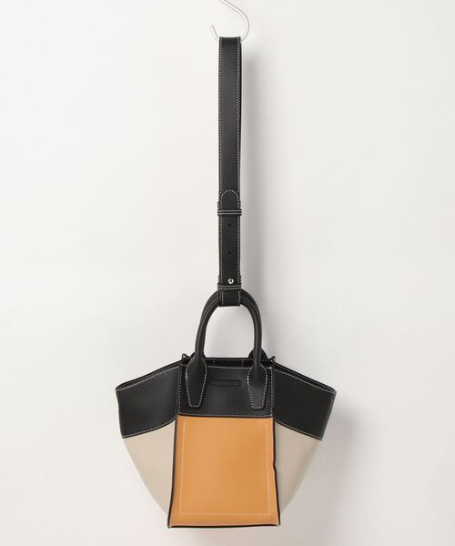 MONO　COMME CA（モノコムサ）の「２Wayバッグ（ハンドバッグ・レディース・ブラック/ベージュ/ブラウン・FREE）」の7枚目の写真