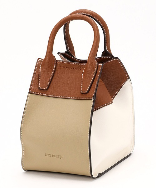 MONO　COMME CA（モノコムサ）の「２Wayバッグ（ハンドバッグ・レディース・ブラック/ベージュ/ブラウン・FREE）」の21枚目の写真