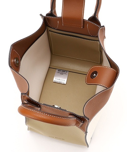 MONO　COMME CA（モノコムサ）の「２Wayバッグ（ハンドバッグ・レディース・ブラック/ベージュ/ブラウン・FREE）」の19枚目の写真
