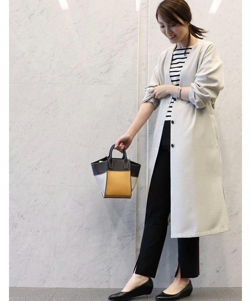 MONO　COMME CA（モノコムサ）の「２Wayバッグ（ハンドバッグ・レディース・ブラック/ベージュ/ブラウン・FREE）」の14枚目の写真