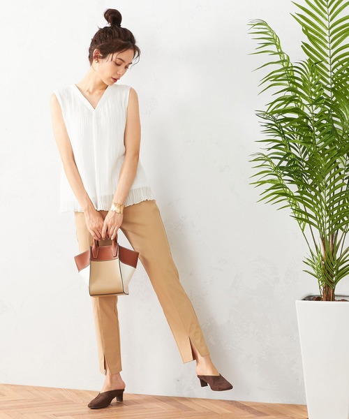 MONO　COMME CA（モノコムサ）の「２Wayバッグ（ハンドバッグ・レディース・ブラック/ベージュ/ブラウン・FREE）」の11枚目の写真