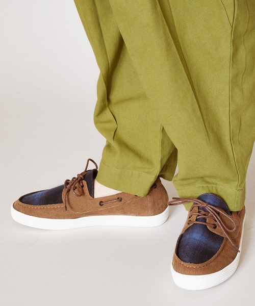 チャイハネ（チャイハネ）の「【チャイハネ】コーデュロイMEN'Sシューズ（その他シューズ・メンズ・ネイビー/ブラウン・ONE SIZE）」の2枚目の写真