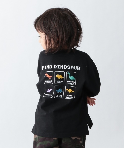 GLOBAL WORK（グローバルワーク）の「【キッズ】ヘビロッTEEグラフィック/929328（Tシャツ/カットソー・キッズ・ホワイト系その他2/ブラック/アイボリー/ライトベージュ/ホワイト系その他3/オフホワイト・160cm/150cm/130cm/110cm/120cm/100cm/140cm）」の4枚目の写真