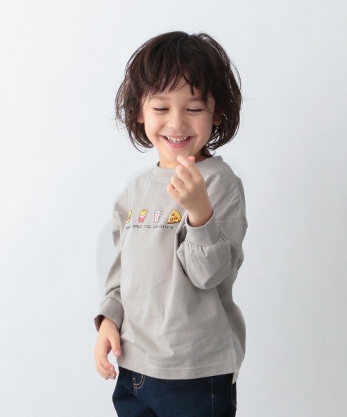 GLOBAL WORK（グローバルワーク）の「【キッズ】ヘビロッTEEグラフィック/929328（Tシャツ/カットソー・キッズ・ホワイト系その他2/ブラック/アイボリー/ライトベージュ/ホワイト系その他3/オフホワイト・160cm/150cm/130cm/110cm/120cm/100cm/140cm）」の13枚目の写真