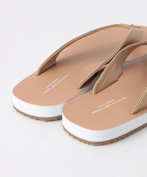 green label relaxing（グリーンレーベルリラクシング）の「◆SC フラット トング サンダル (1cmヒール)（サンダル・レディース・ブラック/ベージュ/ピンク/ライム・S/M/L）」の8枚目の写真