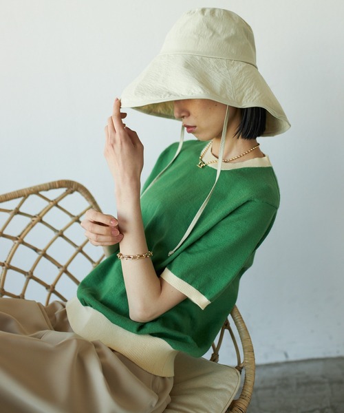 VACANCY（ヴァカンシー）の「カジュアルハット（ハット・レディース・ブラック/ナチュラル・FREE）」の14枚目の写真