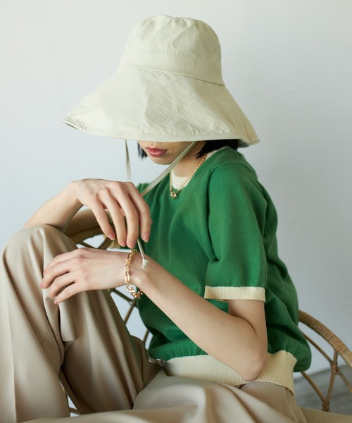 VACANCY（ヴァカンシー）の「カジュアルハット（ハット・レディース・ブラック/ナチュラル・FREE）」の13枚目の写真