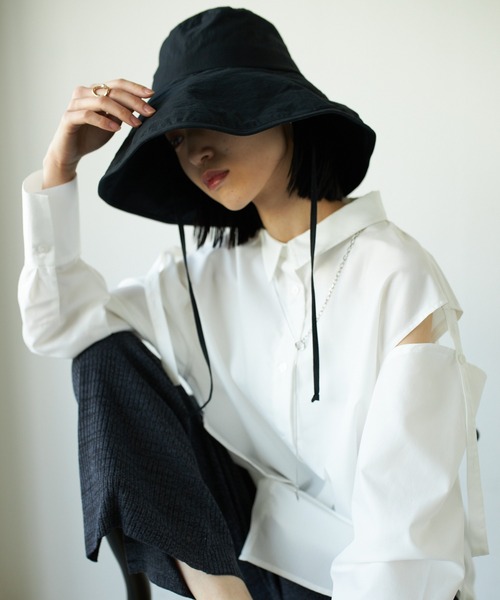 VACANCY（ヴァカンシー）の「カジュアルハット（ハット・レディース・ブラック/ナチュラル・FREE）」の17枚目の写真