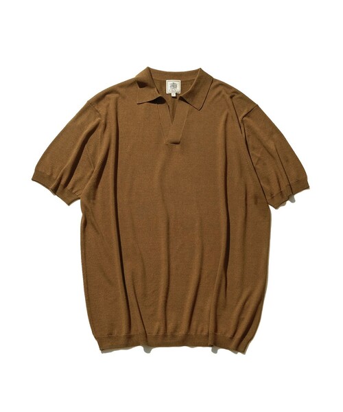 ❤️専用@【メンズXL】新品未使用 J.PRESS シルクスキッパーポロシャツ2点 J.PRESS（ジェイプレス）の「シルク スキッパーポロシャツ