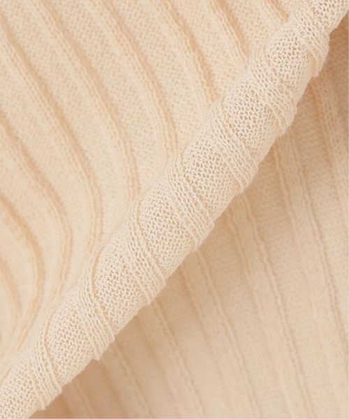 SLOBE IENA（スローブイエナ）の「ドライビスコースロングカーディガン【手洗い可能】◆（カーディガン/ボレロ・レディース・ベージュ/サックスブルー・FREE）」の5枚目の写真