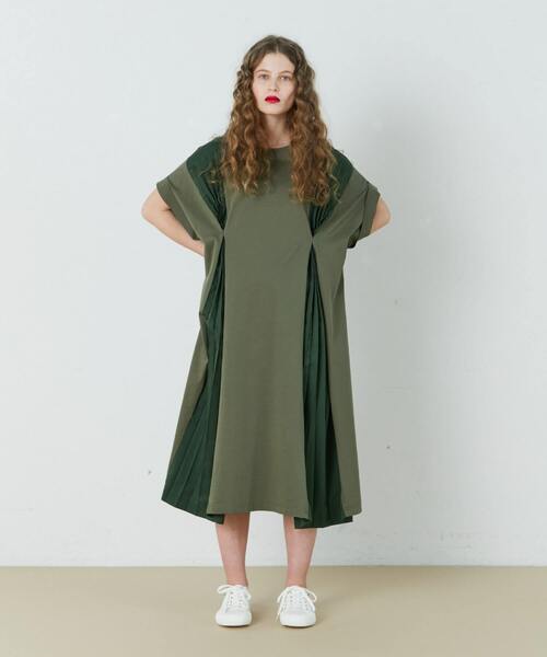 FRAPBOIS（フラボア）の「プリッツOP（ワンピース・レディース・ブラック/カーキ・1）」の18枚目の写真