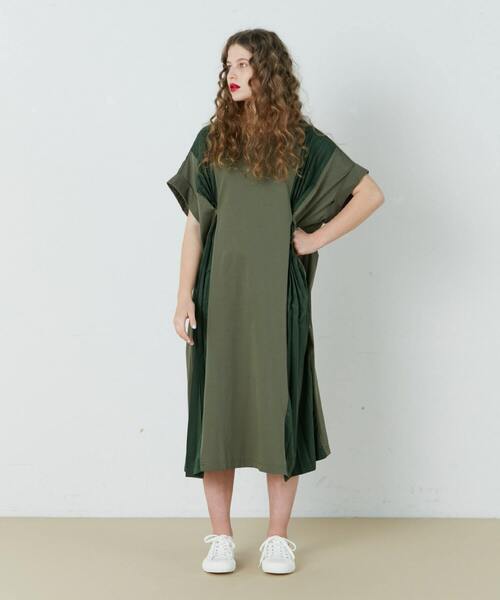 FRAPBOIS（フラボア）の「プリッツOP（ワンピース・レディース・ブラック/カーキ・1）」の19枚目の写真