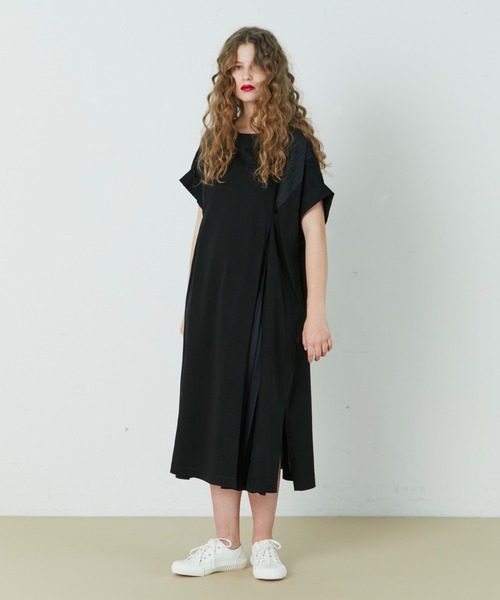 FRAPBOIS（フラボア）の「プリッツOP（ワンピース・レディース・ブラック/カーキ・1）」の2枚目の写真