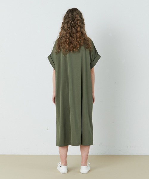 FRAPBOIS（フラボア）の「プリッツOP（ワンピース・レディース・ブラック/カーキ・1）」の3枚目の写真