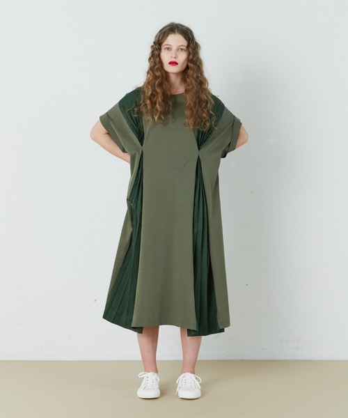 FRAPBOIS（フラボア）の「プリッツOP（ワンピース・レディース・ブラック/カーキ・1）」の7枚目の写真