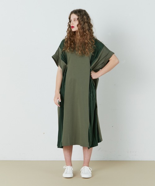 FRAPBOIS（フラボア）の「プリッツOP（ワンピース・レディース・ブラック/カーキ・1）」の8枚目の写真