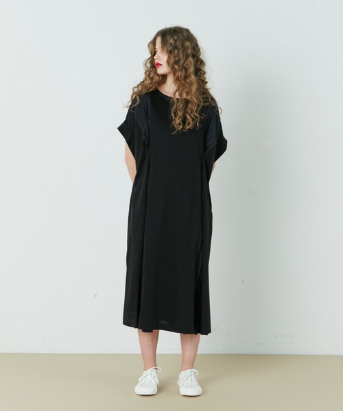 FRAPBOIS（フラボア）の「プリッツOP（ワンピース・レディース・ブラック/カーキ・1）」の6枚目の写真