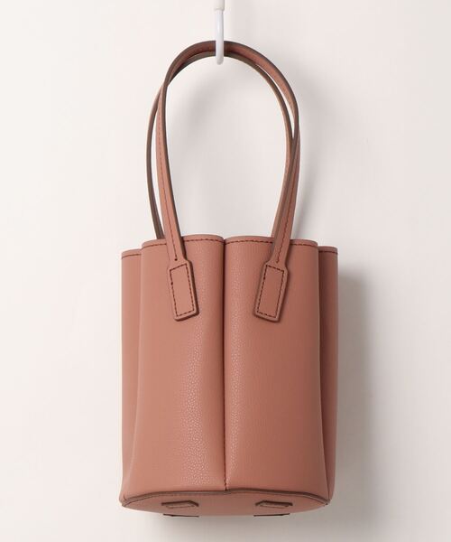 Doux archives（ドゥアルシーヴ）の「ＳＨＯＰフェイクレザーパネルバッグ（トートバッグ・レディース・ピンクベージュ/ミント・FREE）」の3枚目の写真