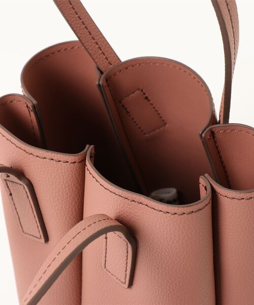 Doux archives（ドゥアルシーヴ）の「ＳＨＯＰフェイクレザーパネルバッグ（トートバッグ・レディース・ピンクベージュ/ミント・FREE）」の5枚目の写真