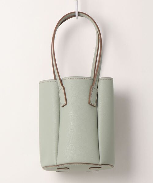 Doux archives（ドゥアルシーヴ）の「ＳＨＯＰフェイクレザーパネルバッグ（トートバッグ・レディース・ピンクベージュ/ミント・FREE）」の9枚目の写真