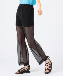 TOMORROWLAND  | シアーコンビ イージーストレートパンツ(その他パンツ)