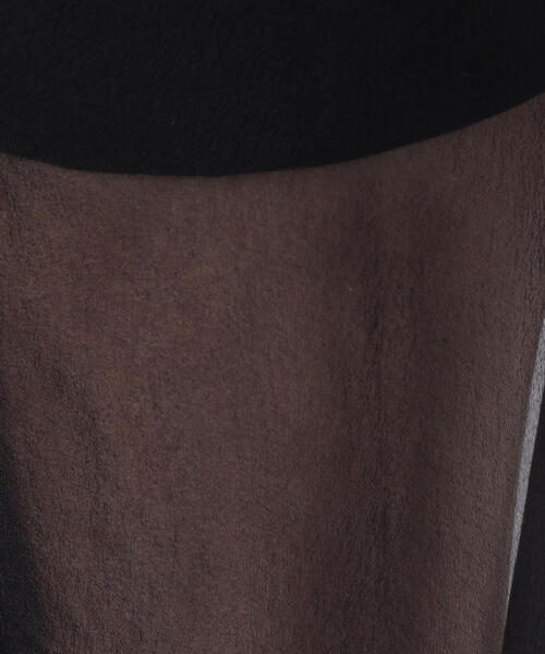 TOMORROWLAND （トゥモローランド）の「シアーコンビ イージーストレートパンツ（その他パンツ・レディース・ホワイト/ブラック・36）」の5枚目の写真