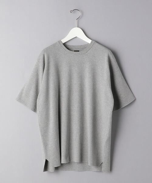 UNITED ARROWS（ユナイテッドアローズ）の「＜BATONER（バトナー）＞ 32G スムース ニット Tシャツ（ニット/セーター・メンズ・ホワイト/ライトグレー/ダークブラウン・1/2/3）」の15枚目の写真