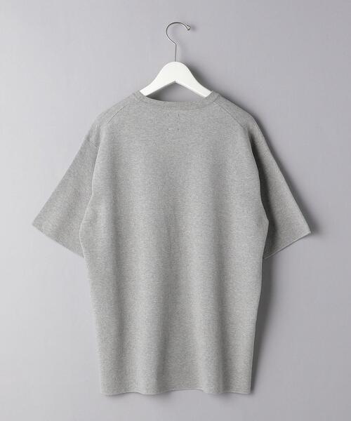 UNITED ARROWS（ユナイテッドアローズ）の「＜BATONER（バトナー）＞ 32G スムース ニット Tシャツ（ニット/セーター・メンズ・ホワイト/ライトグレー/ダークブラウン・1/2/3）」の14枚目の写真