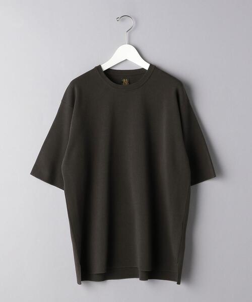 UNITED ARROWS（ユナイテッドアローズ）の「＜BATONER（バトナー）＞ 32G スムース ニット Tシャツ（ニット/セーター・メンズ・ホワイト/ライトグレー/ダークブラウン・1/2/3）」の18枚目の写真