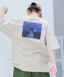 別注 uta088 コラボ オーバーサイズ バックプリント TEE