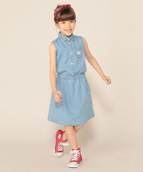 ノースリーブ ガールズシャツワンピース ワンピース Edwin エドウィン のファッション通販 Zozotown ノースリーブ ガールズシャツワンピース ワンピース Edwin エドウィン のファッション通販 Zozotown